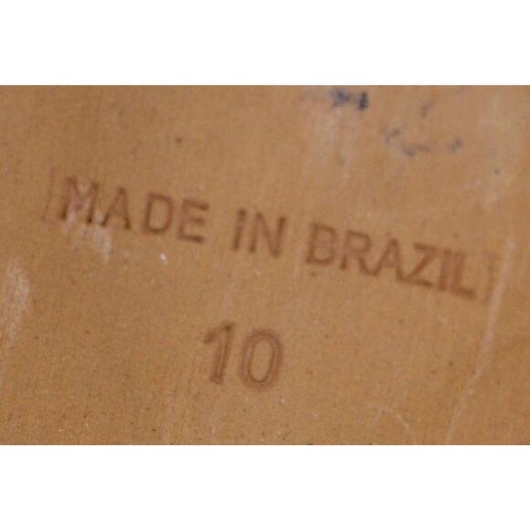 Madewell CREAM WHITE REAL LEATHER ROUND TOE LACE UP LOW HEEL OXFORD SHOES Sz 10 - Picture 10 of 10